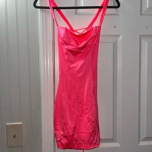 Hot pink homecoming dress